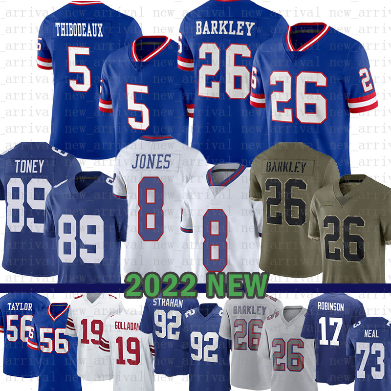 

Daniel Jones Saquon Barkley Football Jersey Kayvon Thibodeaux Kenny Golladay Kadarius Toney Andrew Thomas Xavier McKinney Dexter Lawrence Lawrence Taylor Love, Women(size:s-xxl)-jr