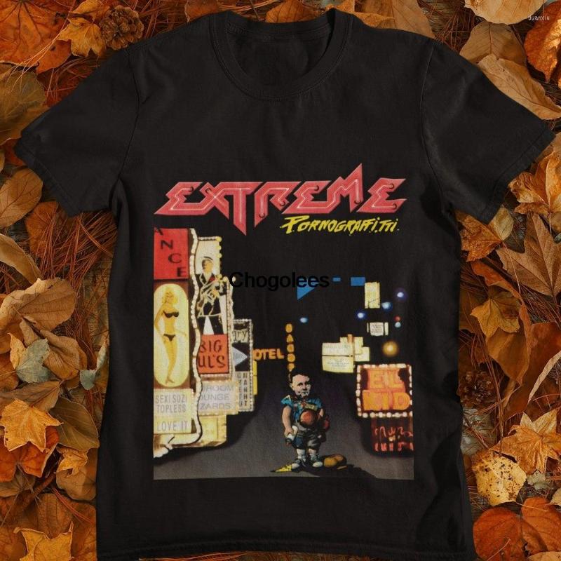 

Men' T Shirts Extreme Band Pornograffitti Shirt 1991 A Funked Up Fairytale Vintage 80' Thrash Metal Mens And Womens, Men-darkpurple