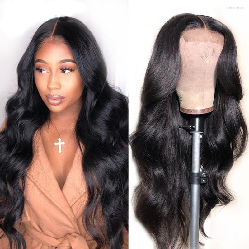 

Lace Frontal Wigs Body Wave Front Human Hair Brazilian Wig For Women 4x4 5X5 Closure Ms Love, Picture shown
