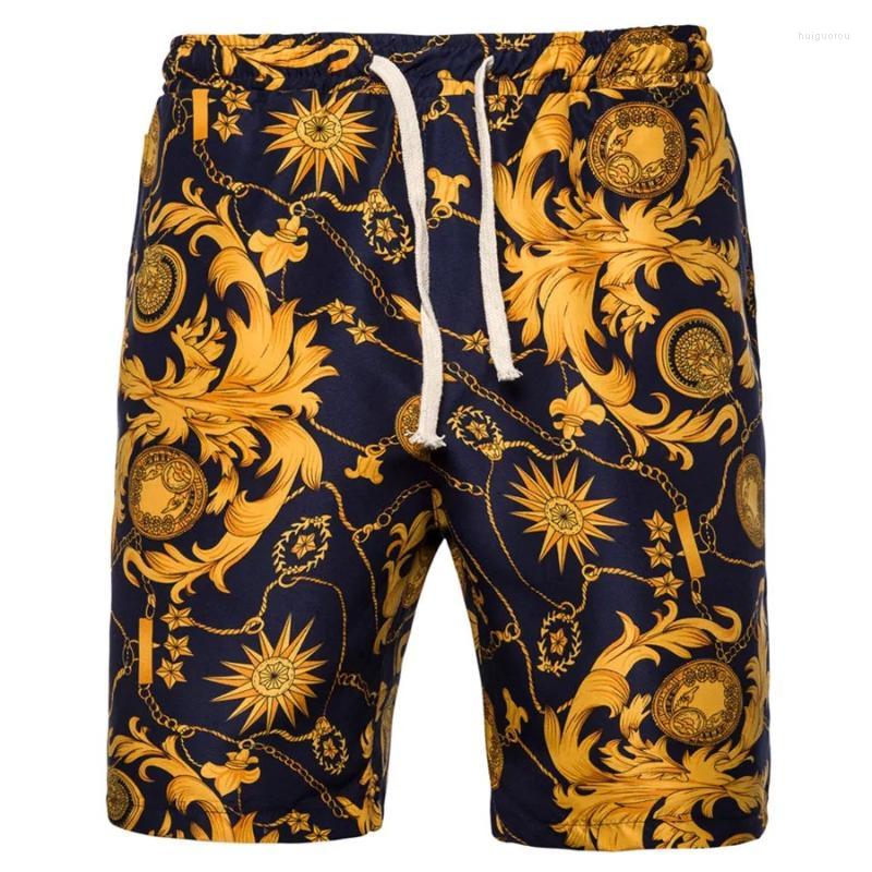 

Men's Shorts Men's 2022 Hawaiian Shirt Set Summer Wear Men Large Size Fashion Print Floral British Style Beach Pants, Dk10