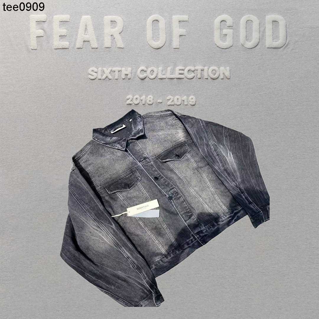 

essential Hot in America Jacket DOUBLE TRACK ESSENTIALS NEW 22S HIGH STREET WASHED LOOSE DENIM JACKET, Denim color