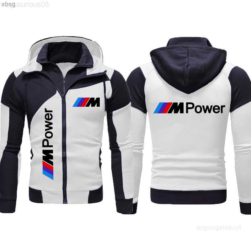 

Hoodies Men's Hoodies Sweatshirts 2022 Autumn Zip Hoodie High Quality Jacket, White