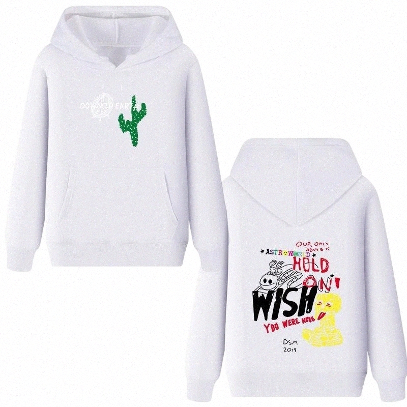 

men's Hoodies & Sweatshirts European And American Astro World Personality Trend Hoodie Youth Women's Pullover p80w#