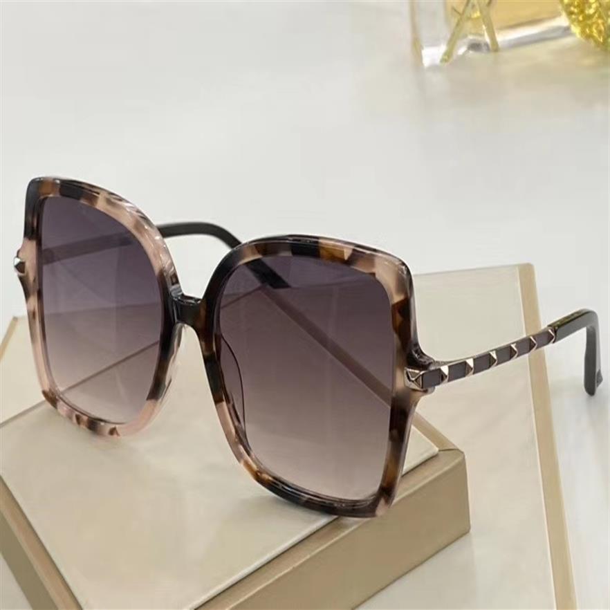 

Rockstud Sunglasses 4072 White Havana Grey Shaded Women Sunglasses Glasses Shades New with Box2500