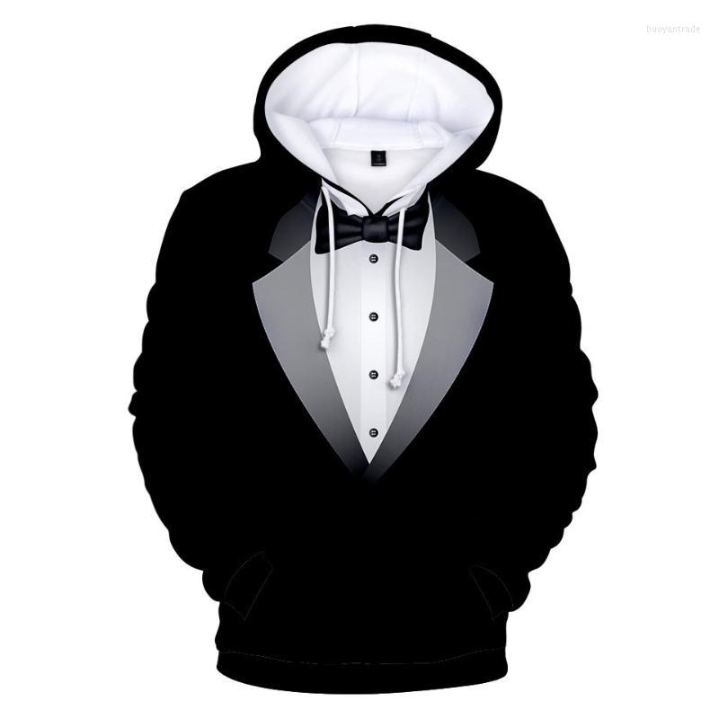 

Men's Hoodies Men's & Sweatshirts Fake Suit Tie Men/women Casual Hip Hop 3D Print Harajuku Sweatshirt HoodiesMen's