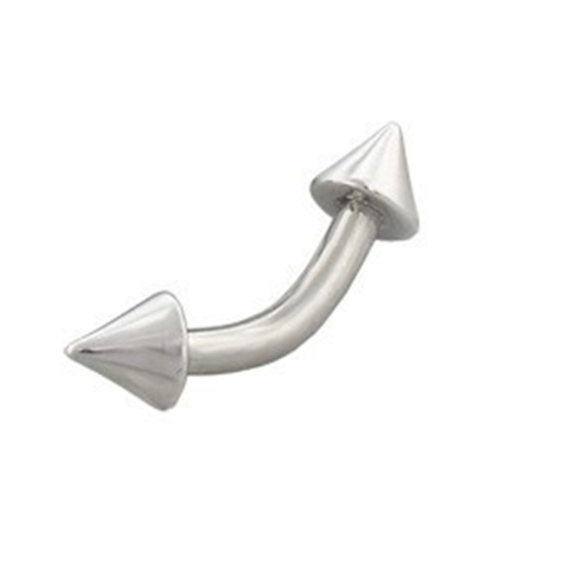 

Labret Lip Piercing Jewelry Belly Chains LOT100pcs Body Piercing Jewelry Spike Steel Eyebrow Tragus Bar Curved 16g Ear Helix 220930