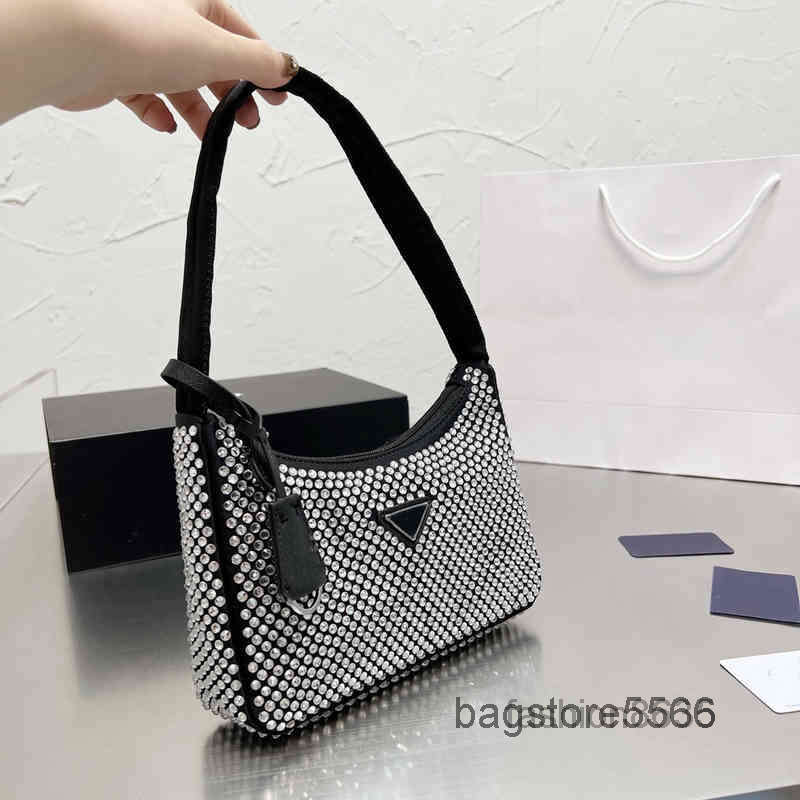 

luxury Diamond Evening Quality Bags Top Handbag Designer Bag Shoulder Bagss for Women Chest Pack Fashion Canvas Lady Purse multi Pochette, Black