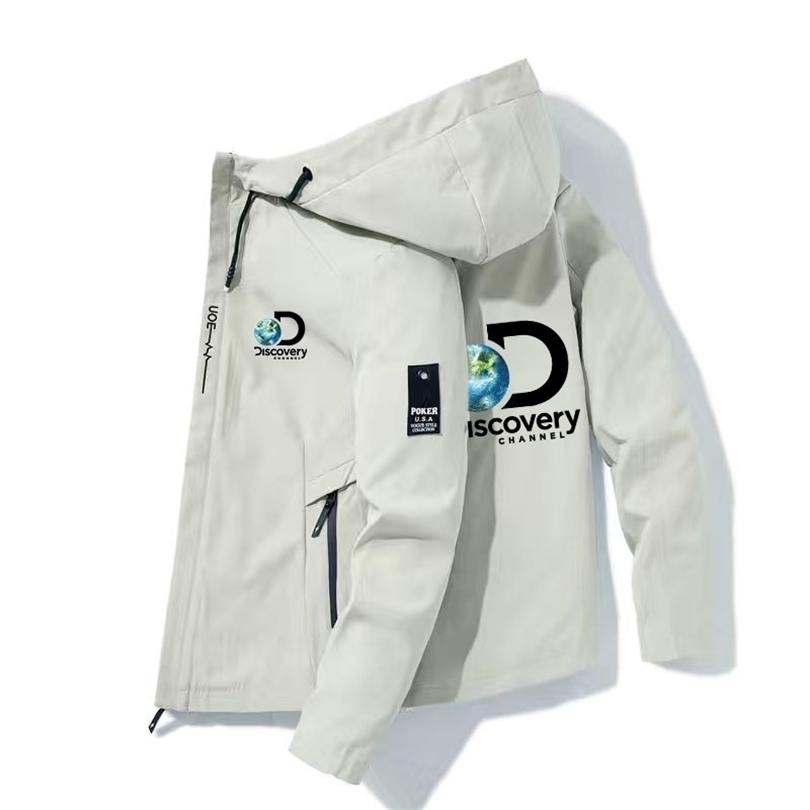 

Mens Jackets Discovery Clothing Outdoor Camping Hiking Autumn and Winter Breathable Hoodie Windbreaker Adventure 220930, Black-b-x