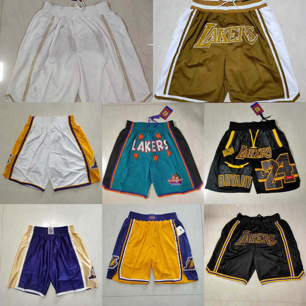 

Basketball Shorts Los Angeles''Lakers''men Throwback pocket red black, Color