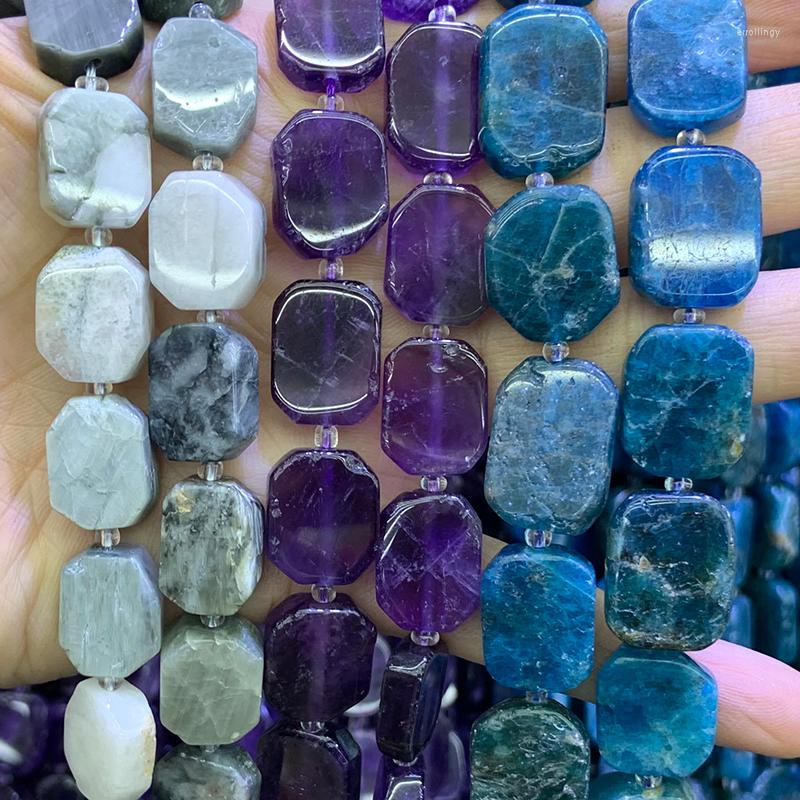 

Beads Natural Amethysts Apatite Eagle Eye Blue Sodalite 15'' Irregular DIY Loose Stone For Jewelry Making Necklace