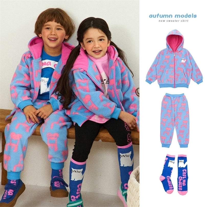 

Coat Korean Kids Girl Boy Jacket Pants Childrens Winter Outwear Hooded Downjackets Coat Baby Clothings From 2 To 7 Years 221006, Sweatshirt