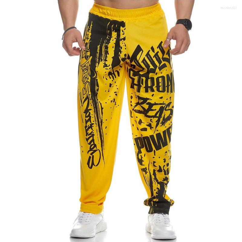 

Men's Pants Quick Dry Loose Joggers Sweatpants Men Casual Gym Workout Sportswear Trousers Autumn Male Fitness Training Trackpants, Black