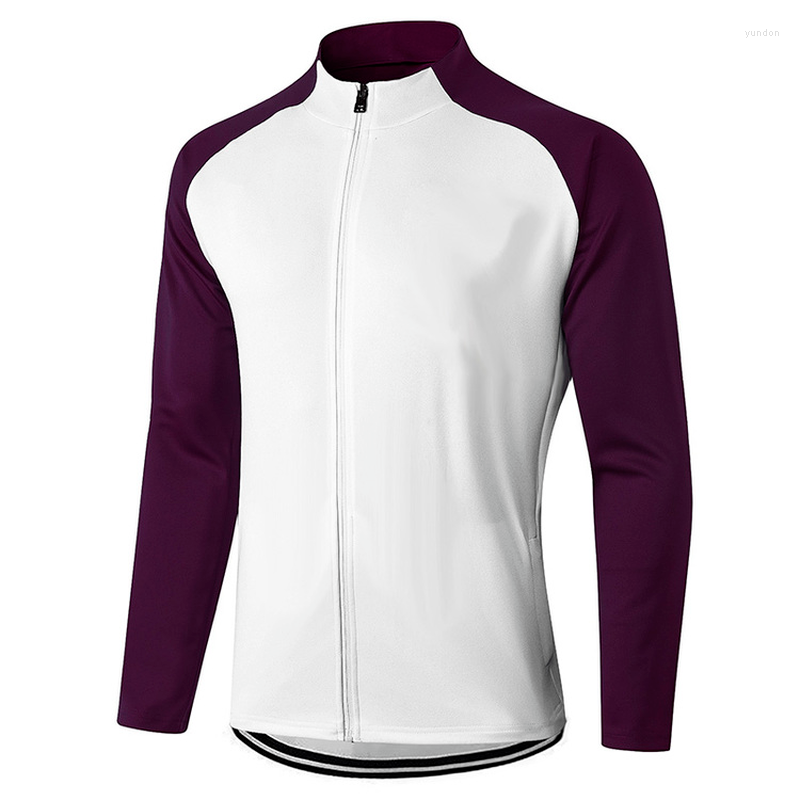 

Racing Jackets Cycling Jersey Mtb Man Jacket Sport Team Long Shirt Full Zipper Jerseys Mountain Bike Polyester Breathable