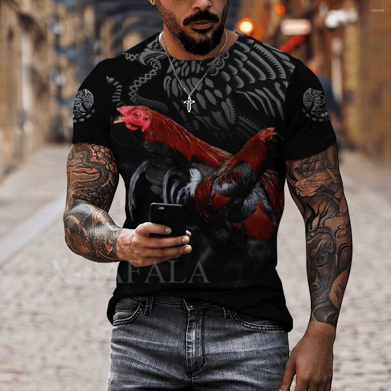 

Men's T Shirts Summer Fashion Men Women Unisex Shirt Beautiful Mexican Rooster 3D Printed Harajuku Casual Tee Tops-5, Style 7
