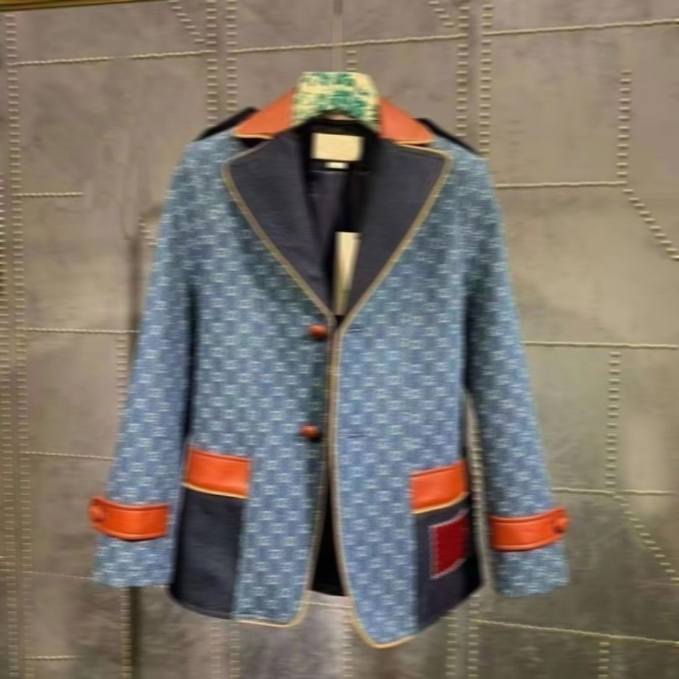 

E41 Women' designer blazers Clothing with full letters spring new released tops pants