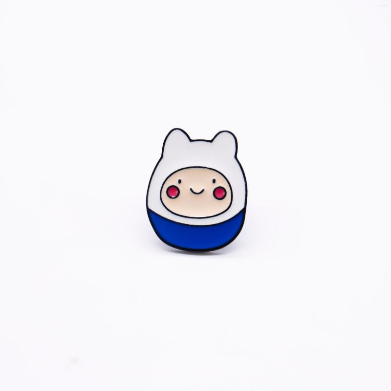 

Brooches Cartoon Brooch Cute Adventure Character Living Treasure BADGE Enamel Pin Clothing Bag Jewelry Gift