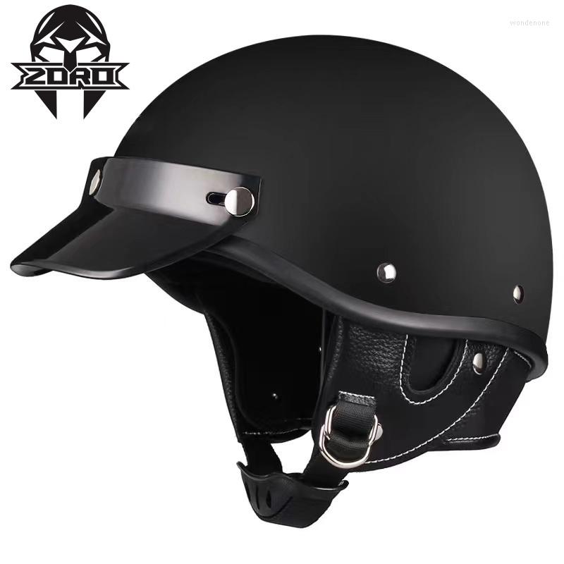 

Motorcycle Helmets 2022 Helmet Motocross Chopper For Man DOT Approved Motorbike Helm Moto Bike, B1