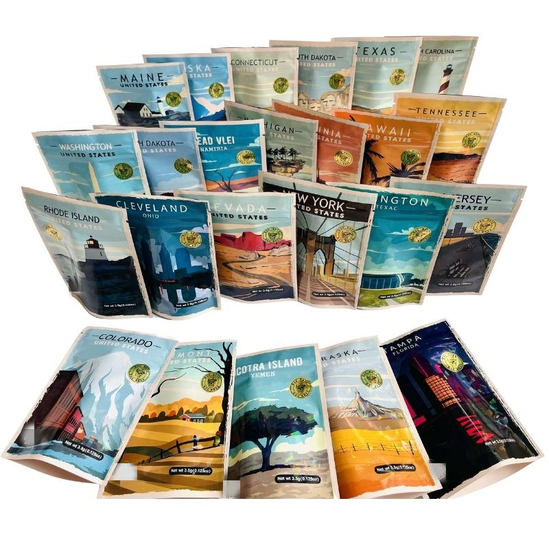 

Jewelry Pouches Bags Empty Packaging 3 5 Small Mylar Bag Package Packing Smoking Set Dry Herb Baggies Zipper Resealable Nort Vipjewel Oty0N