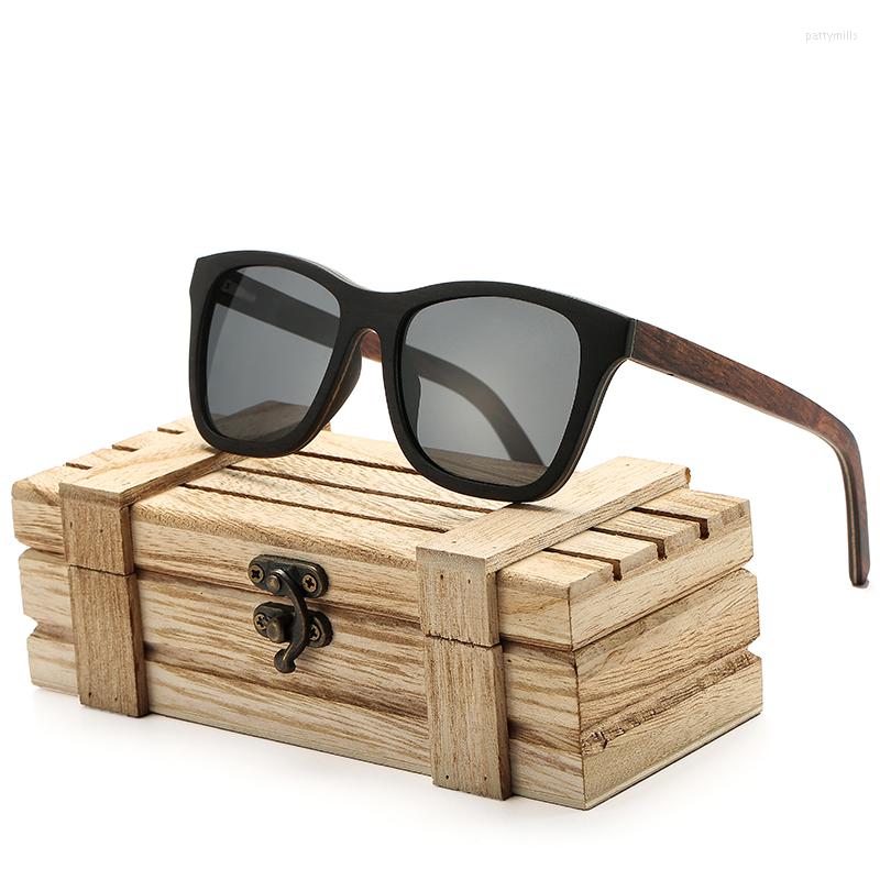 

Sunglasses Pure Natural Zebra Wood Laminated Men's UV400 Ladies Handmade Bamboo And