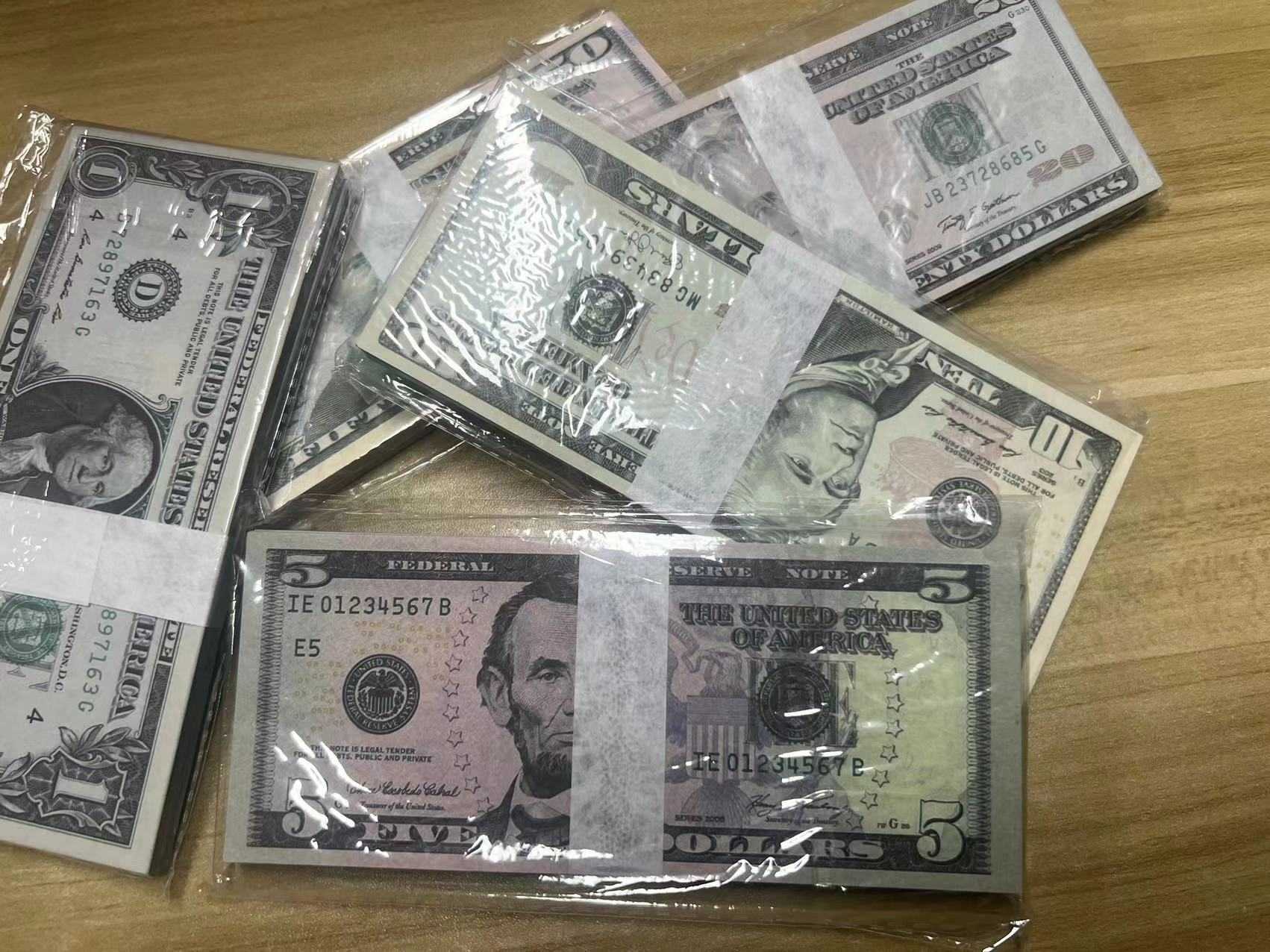 

Currency Quality American Paper Money us 1 5 10 100 Festive Party use Atmosphere Icslp Wholesale Free Props Pieces/package Bar High Dollar