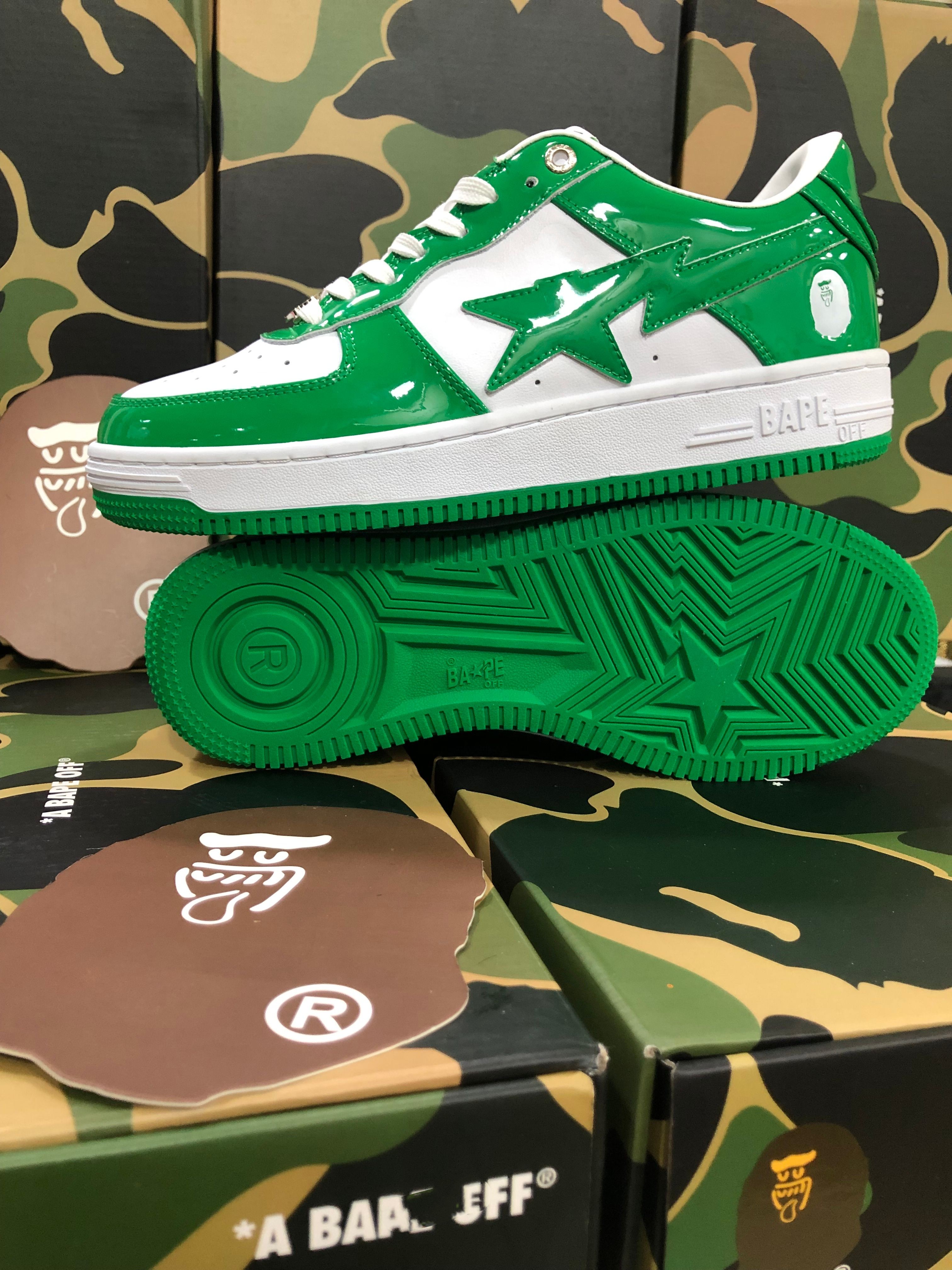 

black white green red and orange sneakers bapesds bapests off platform WOMEN shoes Classic designer camouflage men's Motorcycle Boots SK8 bapesta, B11