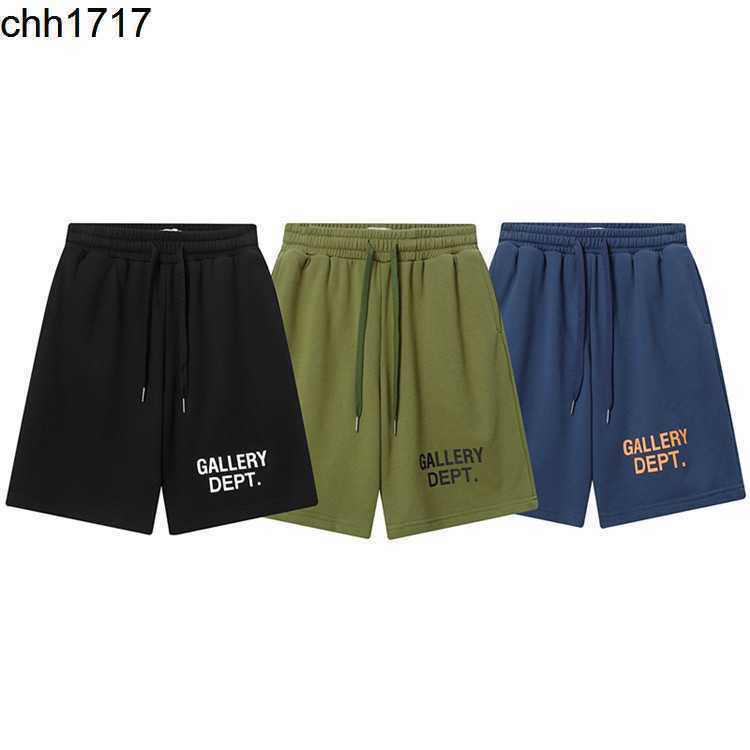 

Trendy Los Angeles Galleryes dept design Capri pants sweatpants Unisex shorts, Black