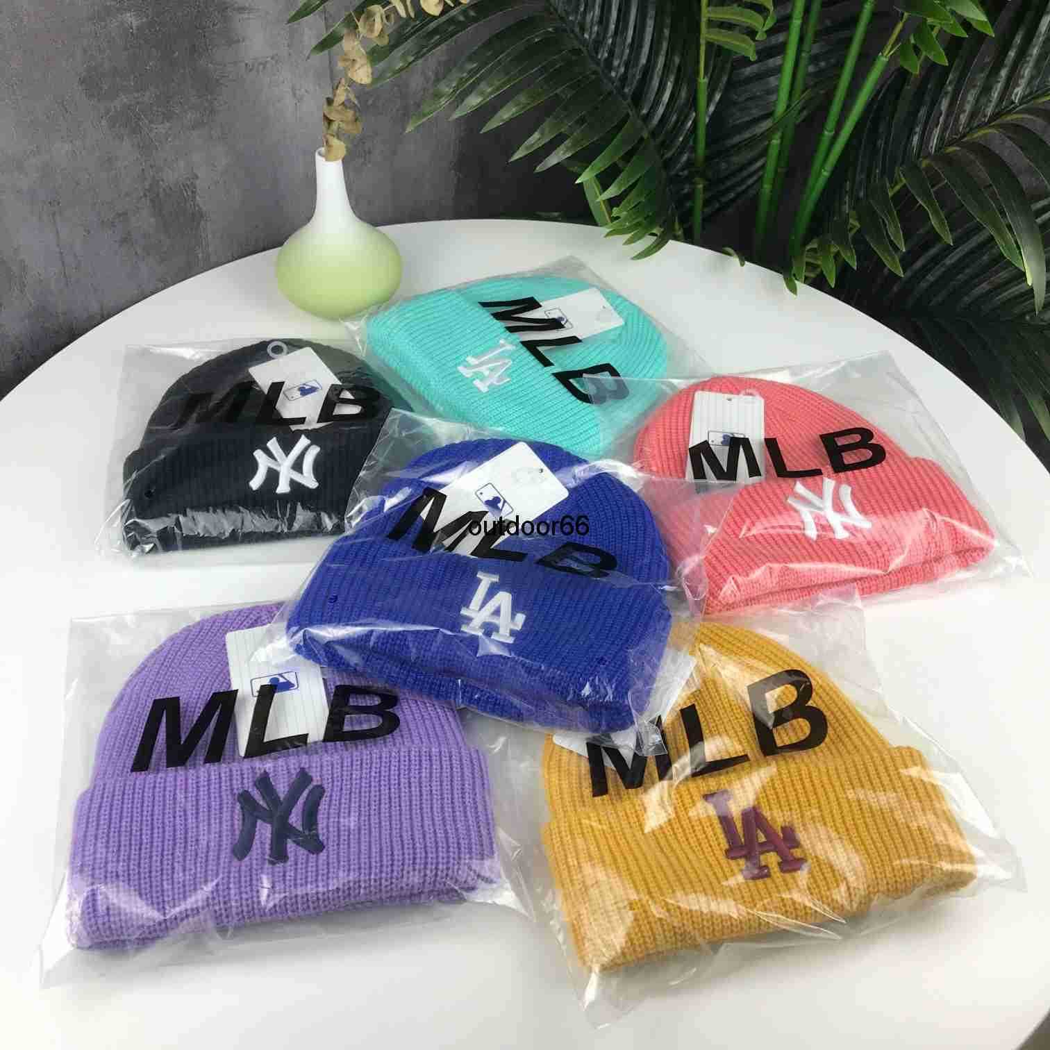 

Korean version fashion brand hat wool cap versatile men's and women's same outdoor thermal cap six color Yankees knitting cap, Royal blue