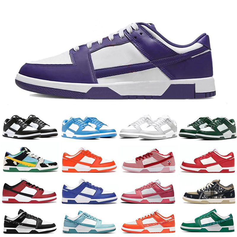 

Court Purple low Running Shoes Panda Low Grey Fog University Blue Varsity Green Valentines Day Michigan Medium Curry Chicago Kentucky Outdoor Shoe for Men Women, Box