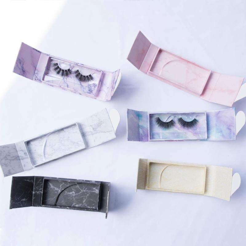 

False Eyelashes Makeup 25 Mm Mink Box Package Wholesale Items Lots Heart Lashes Boxes Case Packaging Bulk Eyelash Extension Beauty