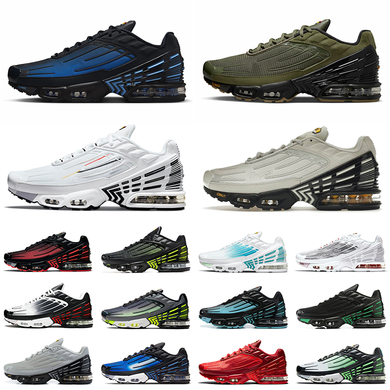 

Tn Plus 3 Classic Men Women Running Shoes Bone Black White Aquamarine Tiger Hyper Blue Olive Green Obsidian Smoke Grey Rainbow Sneakers Sports Tns Shoe Trainers 36-46, 36-46 hyper violet