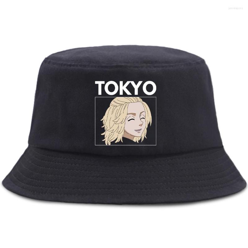 

Berets Hat Men Panama Tokyo Revengers Strong Man Mikey Anime Hip Hop Sunbonnet Women's Hats Casual Fedoras Fishing Bucket Cap Unisex, Beige