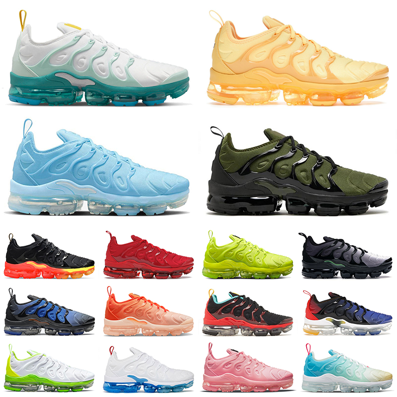 

Designer Tn Plus Tns Vapour Running Shoes Max Trainers University Blue Men Women White Volt Triple Black Orange Fuchsia Pink Silver Wolf Mens Vapourmax Sneaker US 13, 40-46 griffey