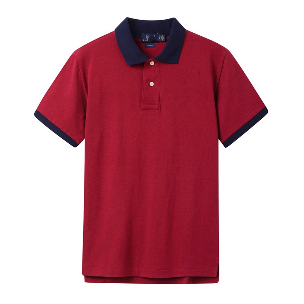 

t shirt Disenador polos hombres solapa bordado manga corta verano 2023 nueva gama alta moda casual 100% algodon -2XL, Asian size