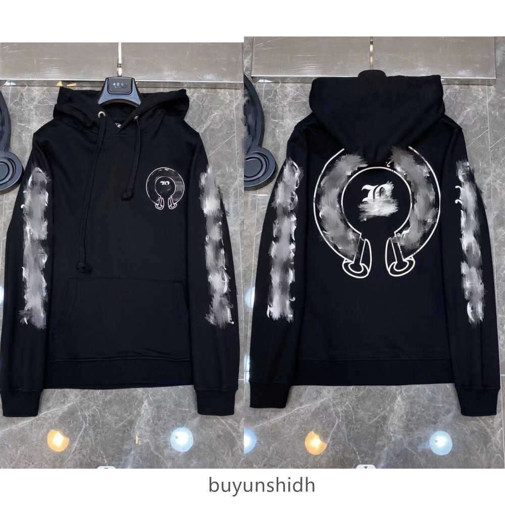 

Men' Hoodies Sweatshirts Classic Fashion Quality Hoodie Autumn Winter Ch Designer Mens Luxury Zipper Horseshoe Hearts Cross Print Hooded Woman s1 s11