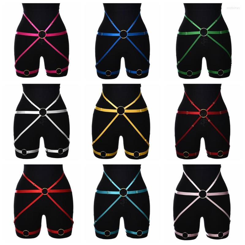 

Garters Wedding High Waist Bondage Stockings Garter Belt Goth Multicolor Harness Body Cage Harajuku Leg Ring Women Adjustable, N-p0183-qzs