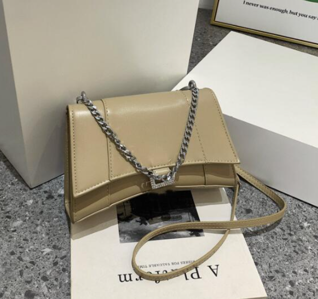

Shoulder Bags Designer Trendy Bags Paris 2022 Bag Fashion Family High Version Women's Hourglass Leather One Shoulder Slant Cross, Aspic