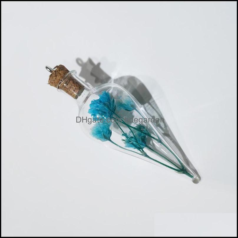 

Charms Charms 1Pc Pointed Bottle Pendant Colorf Dried Flower Transparent Glass For Jewelry Making Diy Necklace Earrings Accessories D Dhmqe