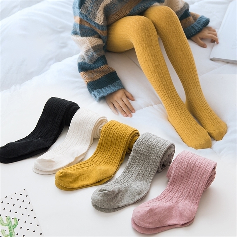 

Leggings Tights Baby Girl Tights Warm Leggings Kids Pants Solid Cotton Child Pantyhose Casual Stockings Girls Toddler Dance Winter Clothes 08Y 2201006