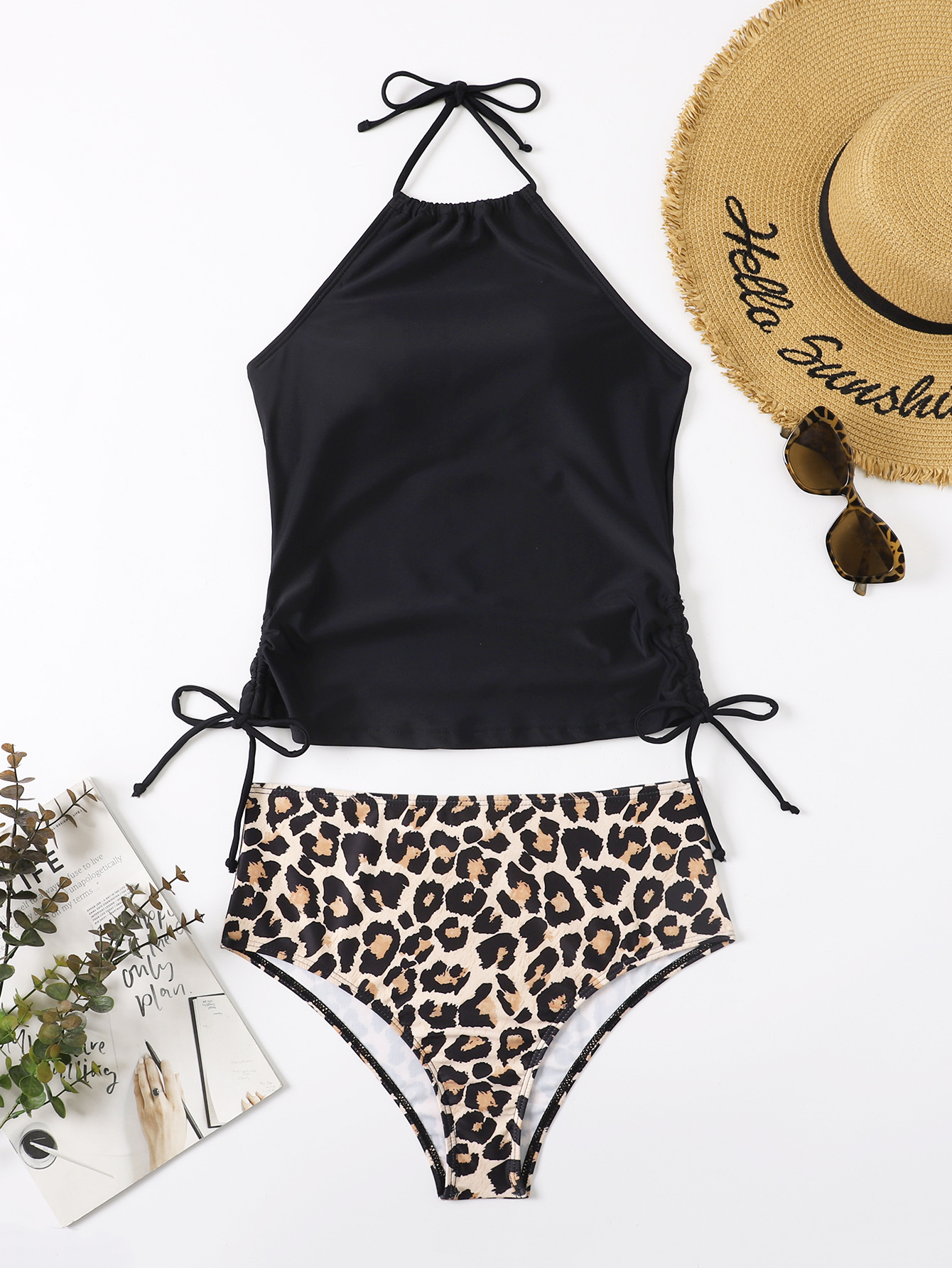 

Women' Swimwear triangle bikini conservative swimsuit, 01
