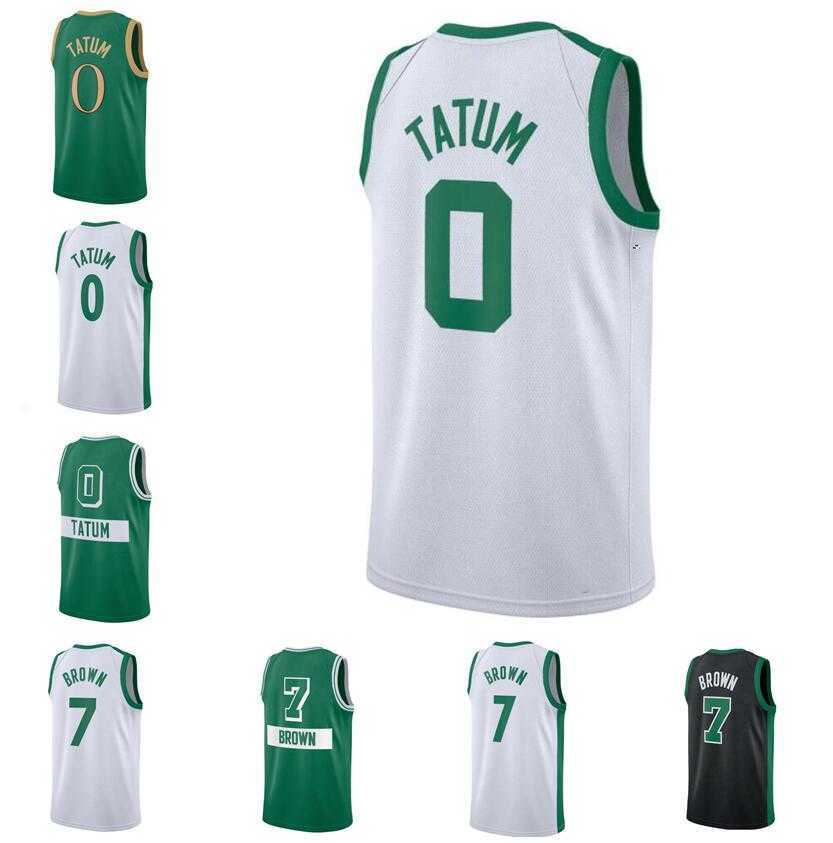 

Stitched Basketball Jersey Jason Tatum #0 Jaylen Brown #7 2021-22 75th city Basketball Jerseys Men Youth -6XL, With logo