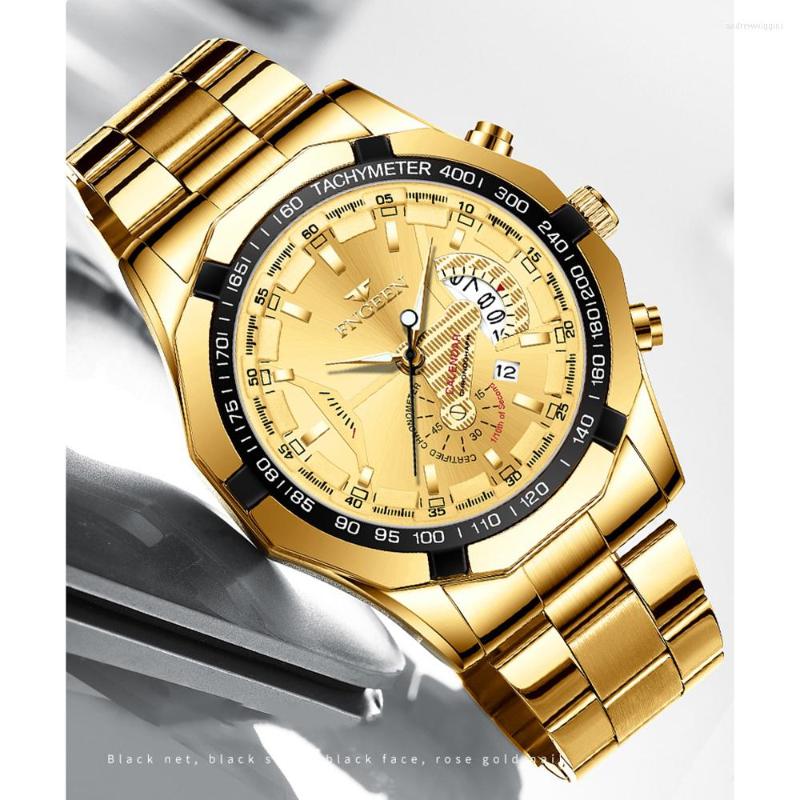 

Wristwatches Quartz Watch For Men Life Waterproof Non-Mechanical Wristwatch Casual Wearable Device Calendar Business Clock, 05