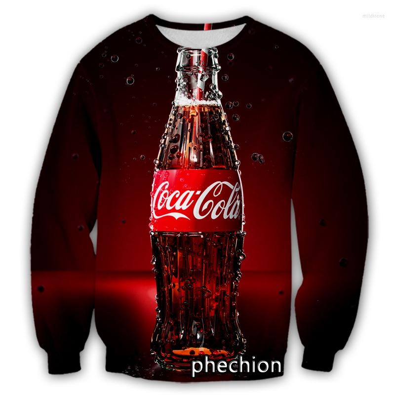 

Men' Hoodies Phechion Fashion Men/Women Coke 3D Printed Long Sleeve Sweatshirts Casual Sport Streetwear Clothing Tops S64, 10