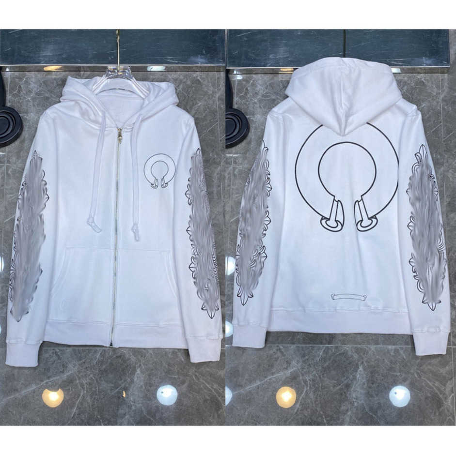 

Men' Hoodies Sweatshirts Classic Mens Brand Designer Fashion Ch Horseshoe Cross Print Jacket Women Casual Quality Luxury Pullover Hoode s1 s11, 22