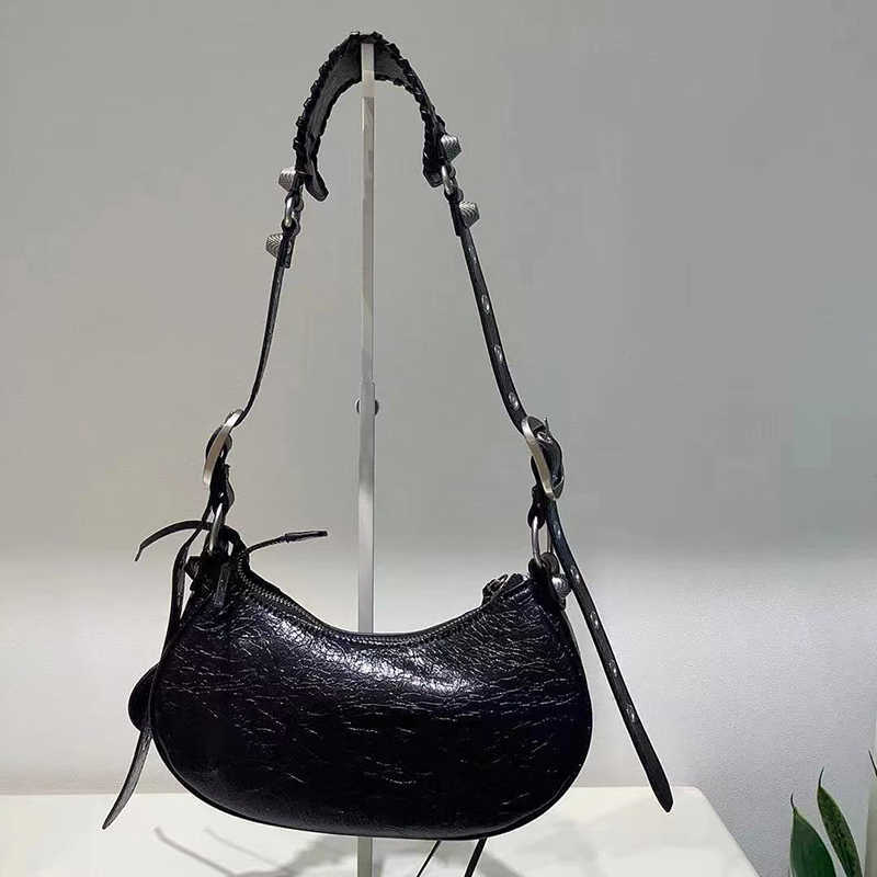

designer balenciagass bags Le Cagole bag rivet locomotive three in one Genuine leather crossbody clutch wallet purse Pochette Retro With dust bag and card
