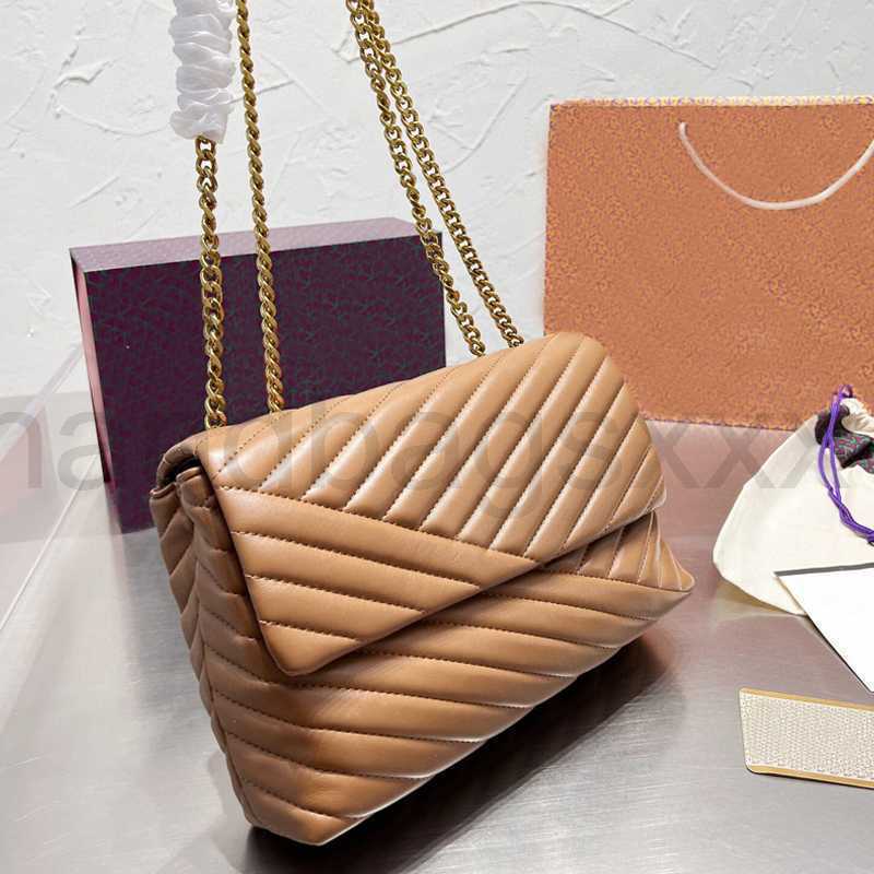 

2022 fashion woman luxurys designers yslity gold silver chain bags lady Womens crossbody tote Hobo type quilted lattice Shoulder Purses, Red