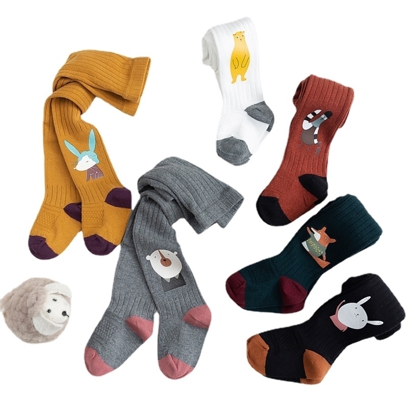 

Socks Baby Girl Tights Child Girls Cartoon Rabbit Bear Stockings Kids Autumn Winter Warm Cotton Pantyhose Children Girl Clothes 112T 2201006