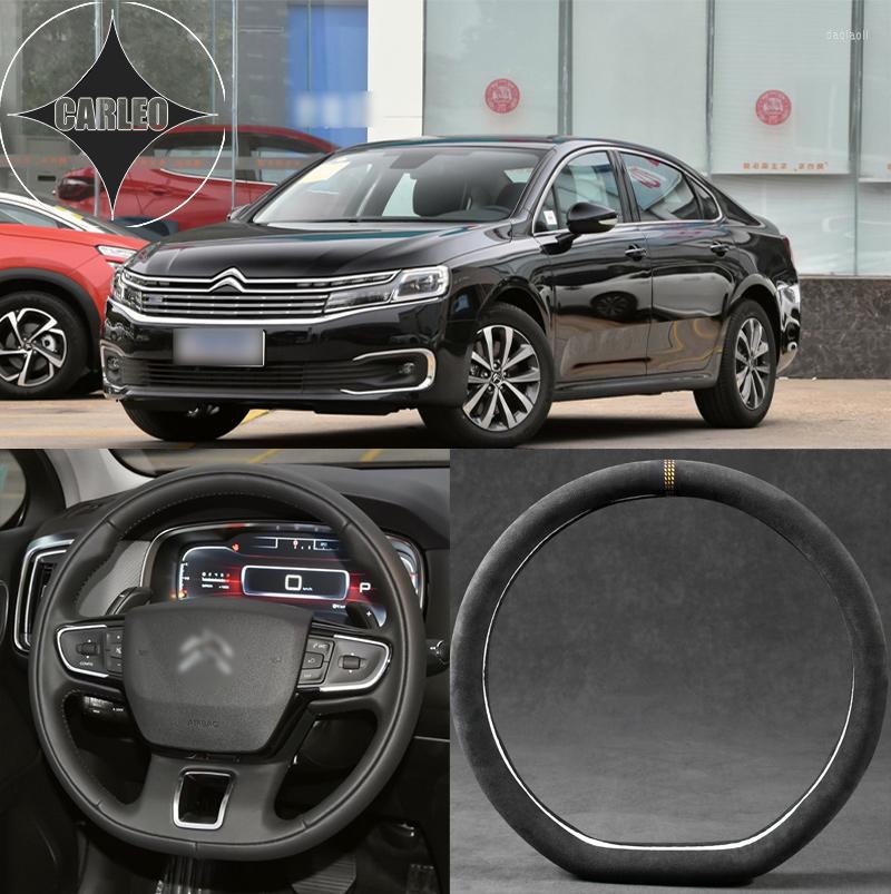 

Steering Wheel Covers For Citreon Series C1 C3 C4 PICASSO C5 C6 Elysee Alcantara Suede Car Cover Universal Wrap