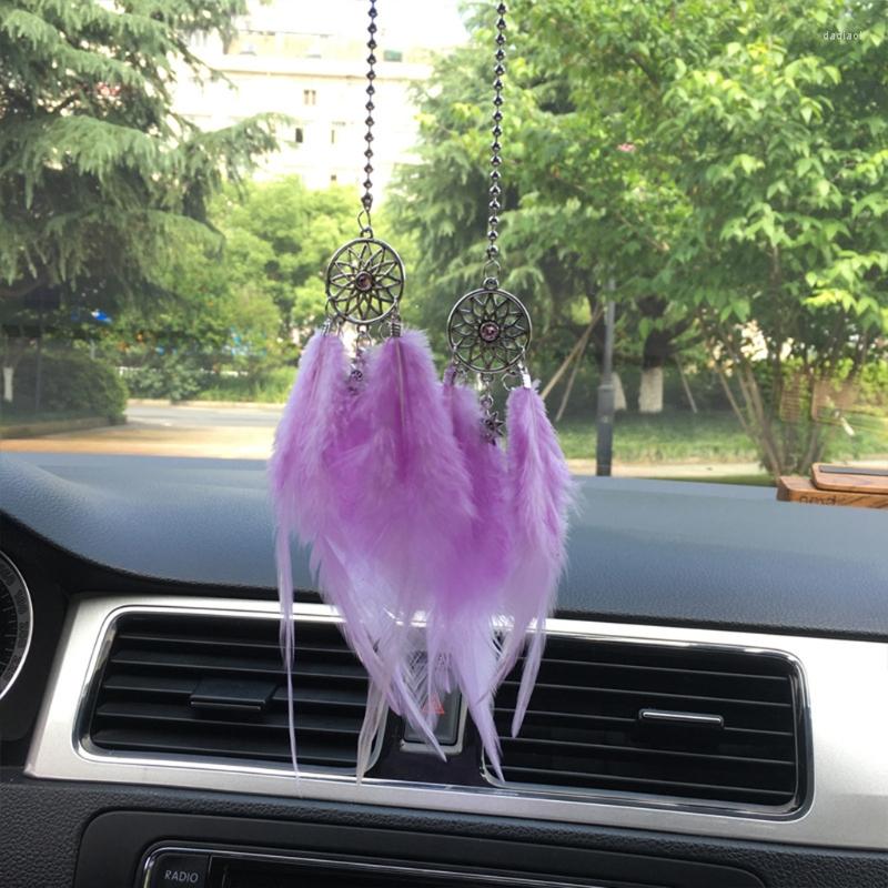 

Interior Decorations Cute Dream Catcher Wind Chimes Lucky Pendant Accessories Auto Decoration For Adults Boho Gifts Charms Ornament