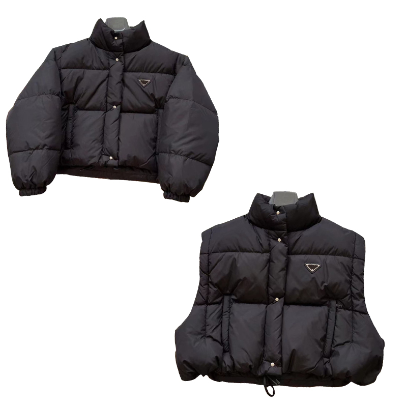 Womens down jackets Winter coats Jacket Parka Sleeve removable Vest Multiple colors are available puffer jacket Keep warm short coat Hooded Thick