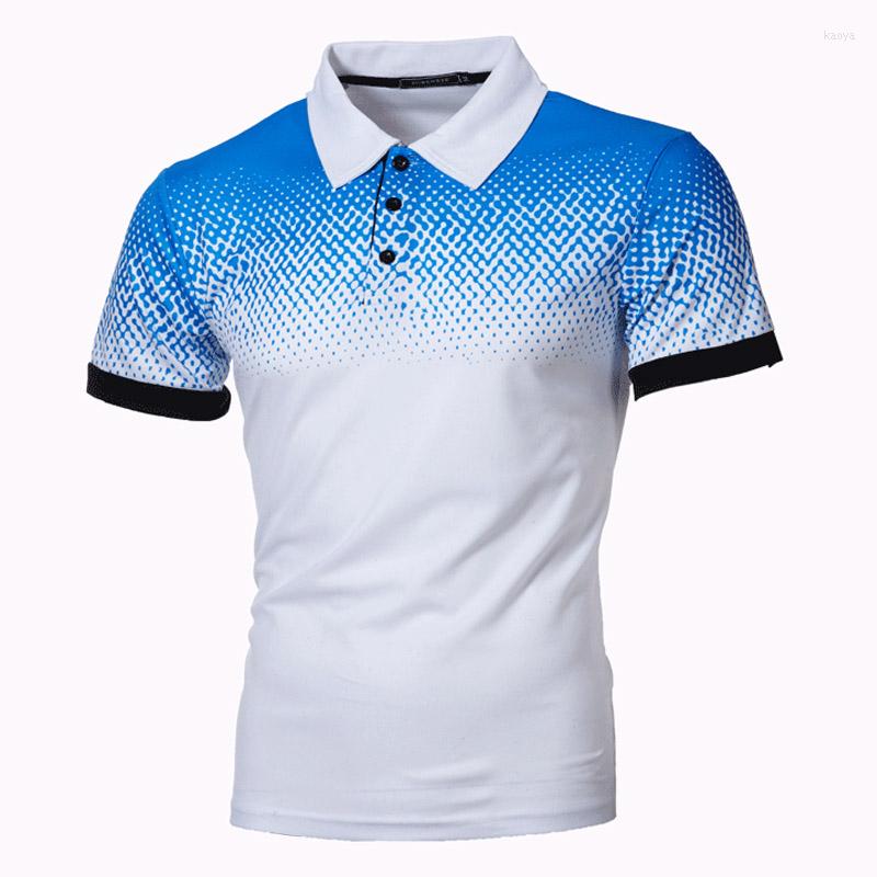 

Men' Polos Summer Polo Shirt Men 2022 Casual Slim Short Sleeve Mens Shirts Comfort Breathable Plus Size -5XL Homme, White